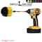 Drill Brush Power Scrubber By Useful Products 4 in W 4 in L Brush, Yellow O-Y-5X-QC-DB - alternate 3